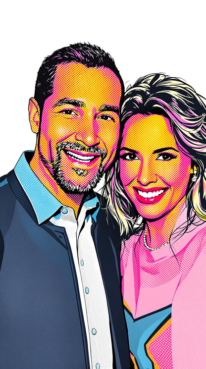 Custom People Portrait — Canvas Wall Art