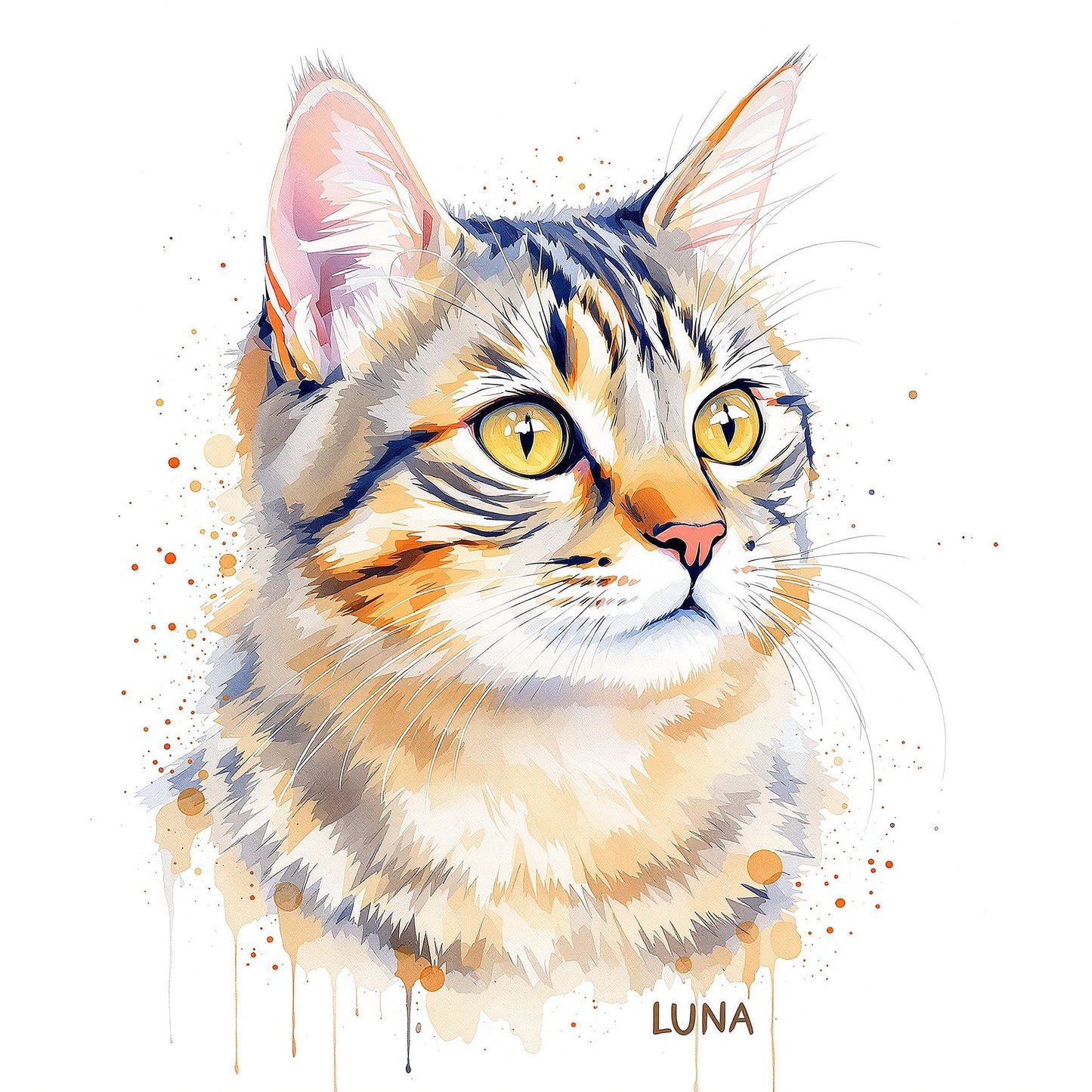 Custom Pet Portrait — Canvas Wall Art